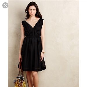 Anthropologie black dress